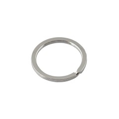 Flat Key ring 32mm (Steel, Nickel)