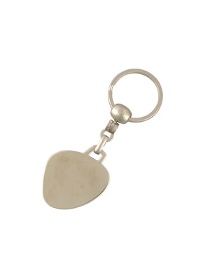 Кольцо витое с брелоком (никель)