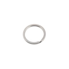 Flat Key ring 25mm (Stainless steel)