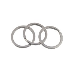 Flat Key ring 25mm (Stainless steel)
