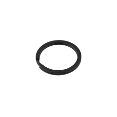 Flat Key ring 30mm (Steel, Black)