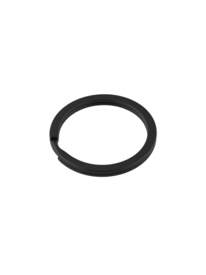 Кольцо витое плоское 30мм (сталь,чёрный)