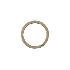 Flat Key ring 30mm (Steel, Antique)