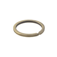 Flat Key ring 30mm (Steel, Antique)