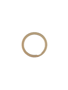 Кольцо витое плоское 30мм (сталь,золото)