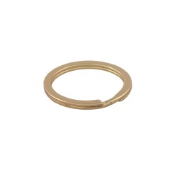 Flat Key ring 30mm (Steel, Gold)