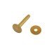 Brass rivet 9x19mm