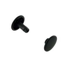 Double cap rivet 11mm (Black Oxide, Steel)
