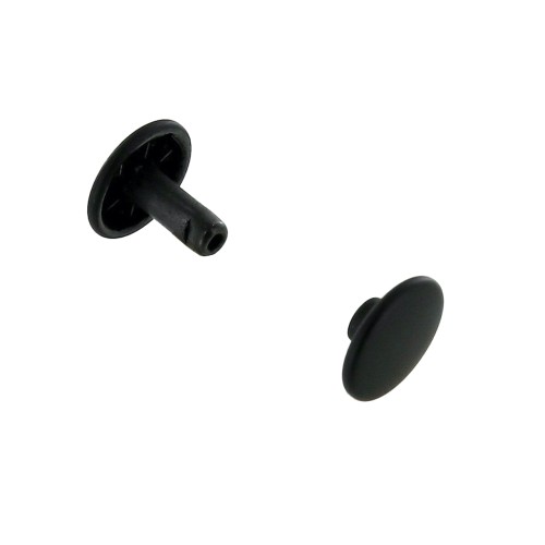 Double cap rivet 11mm (Black Oxide, Steel)