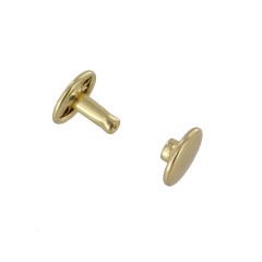 Double cap rivet 11mm (Brass, Steel)