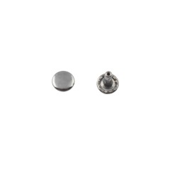 Double cap rivet 6mm (Black Nickel, Steel)
