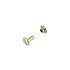 Double cap rivet 6mm (Brass, Steel)