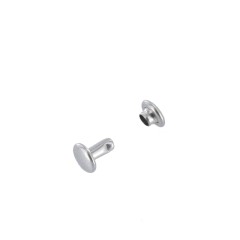 Double cap rivet 6mm (Nickel, Steel)