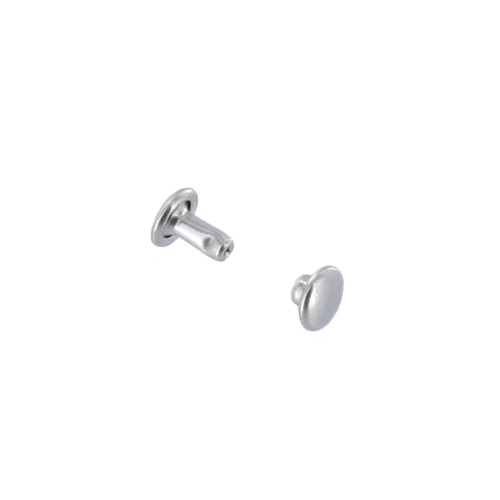 Double cap rivet 6mm (Nickel, Steel)