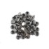 Double cap rivet 7mm (Black Nickel, Steel)