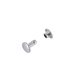 Double cap rivet 7mm (Nickel, Steel)