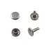 Double cap rivet 11mm (Black Nickel, Steel)