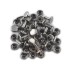 Double cap rivet 9mm (Black Nickel, Steel)