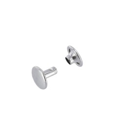 Double cap rivet 9mm (Nickel, Steel)