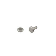 Double cap rivet Wuta 6mm (Chrome, Brass)