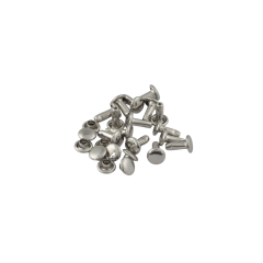 Double cap rivet Wuta 6mm (Chrome, Brass)