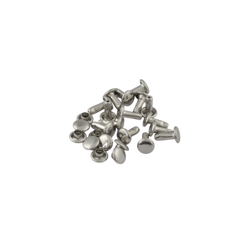 Double cap rivet Wuta 6mm (Chrome, Brass)