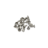 Double cap rivet Wuta 6mm (Chrome, Brass)