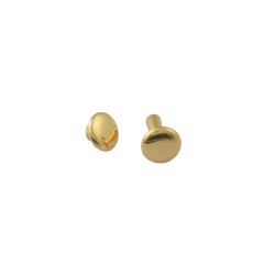 Double cap rivet Wuta 6mm (Gold, Brass)
