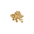 Double cap rivet Wuta 6mm (Gold, Brass)
