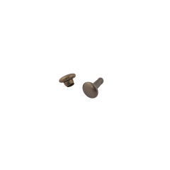 Double cap rivet LC 6mm LONG (Antique Brass, 50pcs)