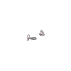 Double cap rivet LC 6mm LONG (Nickel, 50pcs)