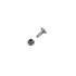 Double cap rivet LC 6mm LONG (Nickel, 50pcs)