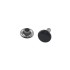 Double cap rivet LC 9mm LONG (Black, 20pcs)