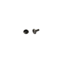 Double cap rivet Wuta 5mm (Black Nickel, Brass)
