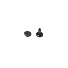 Double cap rivet Wuta 5mm (Black Nickel, Brass)