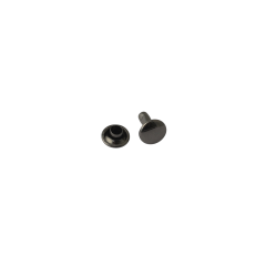 Double cap rivet Wuta 5mm (Black Nickel, Brass)