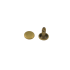 Double cap rivet Wuta 8mm (Antique, Brass)