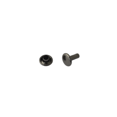 Double cap rivet Wuta 7mm (Black Nickel, Brass)