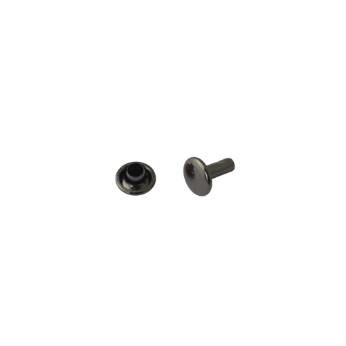 Double cap rivet Wuta 7mm (Black Nickel, Brass)