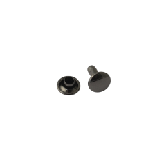 Double cap rivet Wuta 7mm (Black Nickel, Brass)