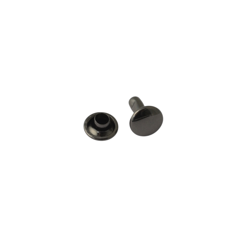 Double cap rivet Wuta 7mm (Black Nickel, Brass)