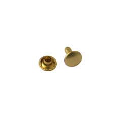Double cap rivet Wuta 8mm (Brass, Brass)