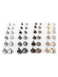 Хольнитены двухсторонние Wuta 7мм (золото, нерж.)