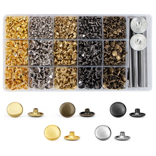 Double cap rivet Wuta (600pcs, Stainless)