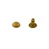 Semisphere cap rivet 7mm (Antique, Steel)