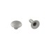 Single cap rivet LC 9mm LONG (Nickel, 20pcs)