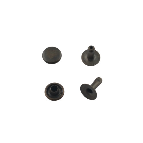 Single cap rivet 6mm (Antique, Steel)