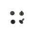Single cap rivet 6mm (Antique, Steel)