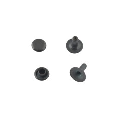 Single cap rivet 6mm (Black oxide, Steel)