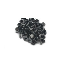 Single cap rivet 6mm (Black oxide, Steel)